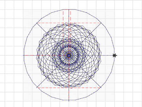 perfekter mittiger Kreis + Mandala