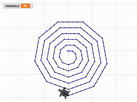 #6 Using variables to make spirals SJ