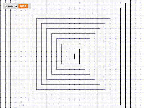 7 Make a variable (spiral)