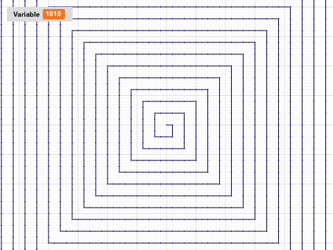 7 Make a variable (spiral)