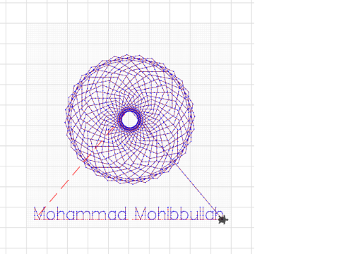  Coded Embroidery (Quilt) Mohammad compleat the work-2