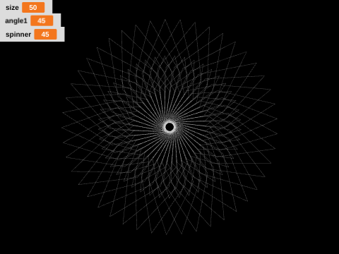 rhombus spiral