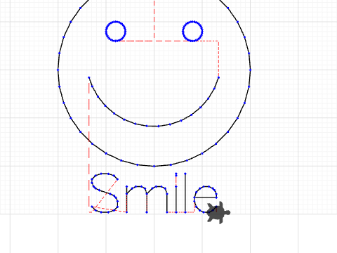 final smiley face!