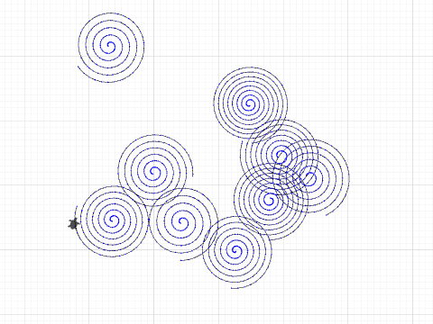 Random Spirals