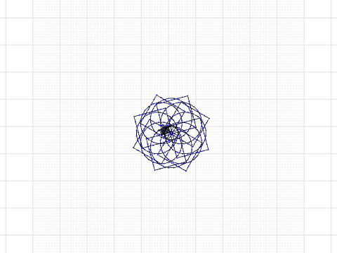 circle and square pattern