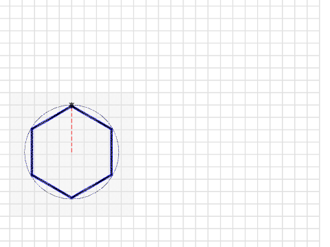 Rahmen hexagon