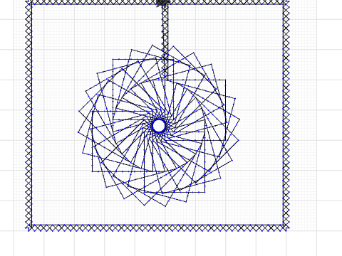 Remix of Jessicas Flower Of squares