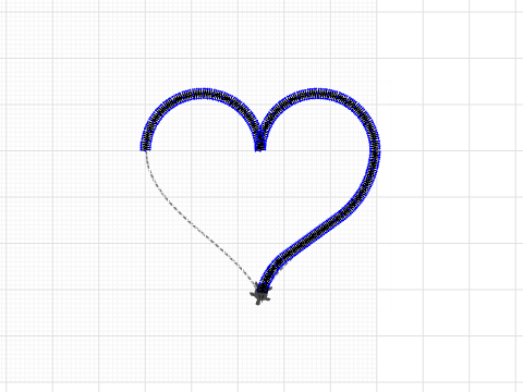 tracing heart example