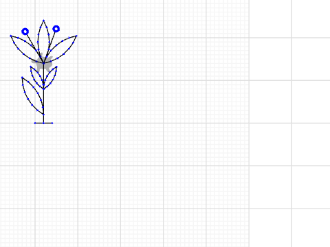 Turtle Stitch Blumen mit Blocks