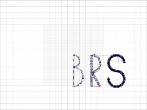 BRS embroidery stitch