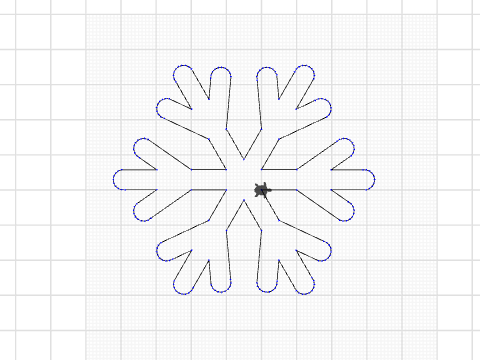 Schneefloke