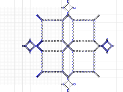 Ethiopian Cross - An African Fractal
