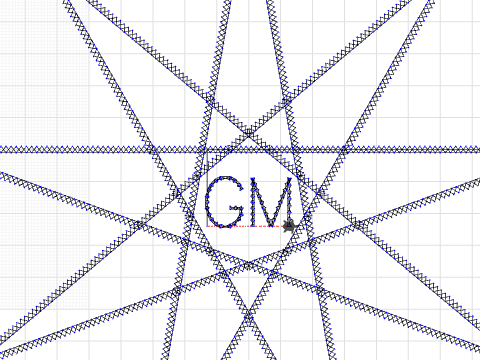 Gideons GM Cross stitch