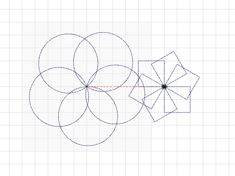 TurtleStitch Loops: Flower and Pinwheel