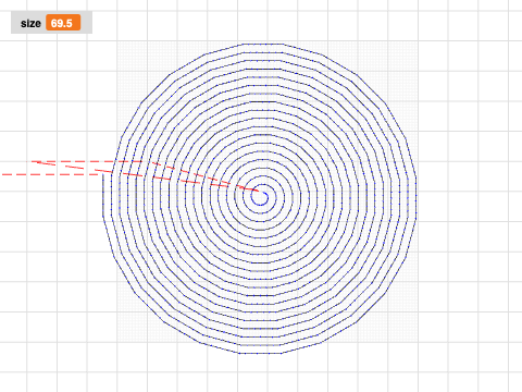 spiral circle speaker 1.5