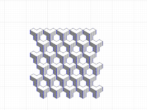 3D blocks - Interesting Fill