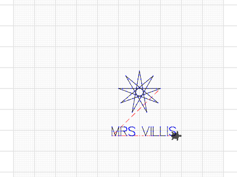 Mrs Villis Sign a star