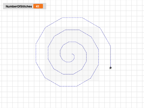 4.6 Fun with Variables in a Surprise Spiral - Spiral variation 1