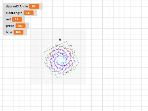 Multi-color spirals