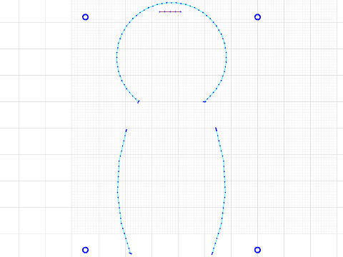 Candy Cane Snowman Body #2