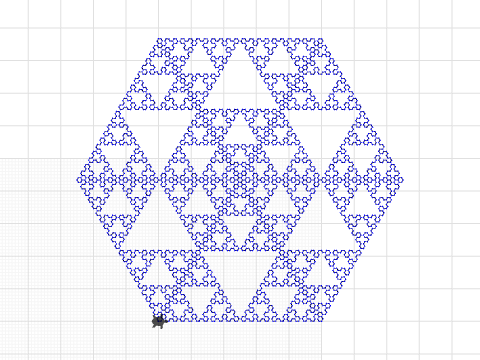 Sierpinski Arrowhead Curve Star Jens