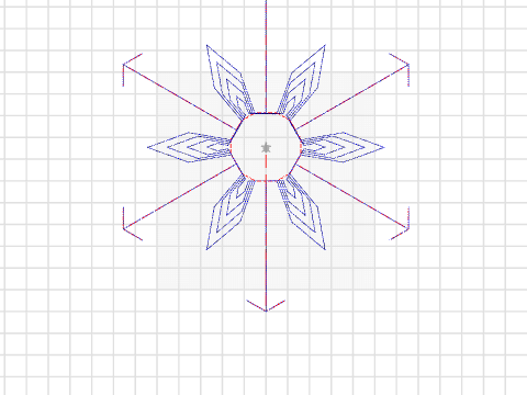 snow flake tutle stitch