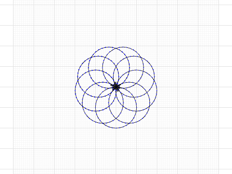 FLower of circles