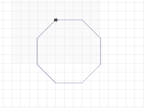 3cm side octagon