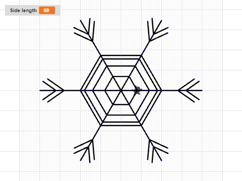 Finished snowflake design Turtlestitch Joe Lay 8b