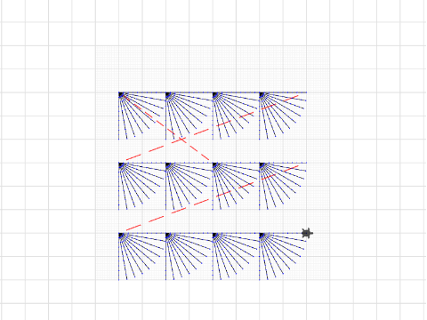 4x3 linien echt