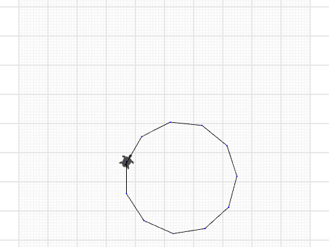 hoekige cirkel