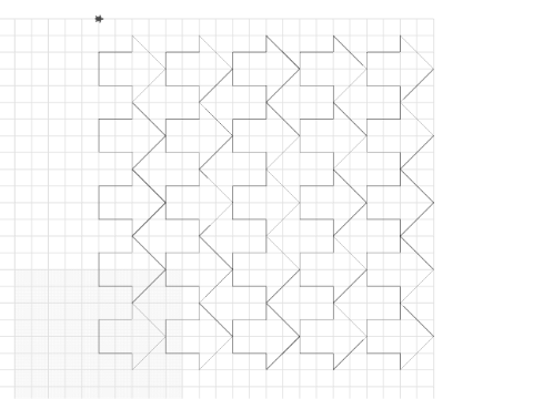 Finished Arrow Grid