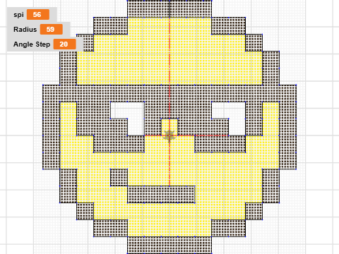 The smiley face