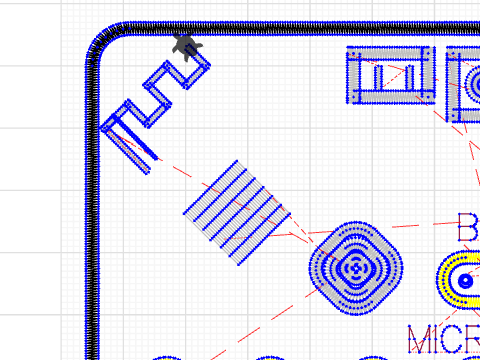 microbit achterkant van Peter