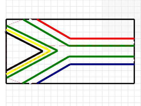 South African flag design