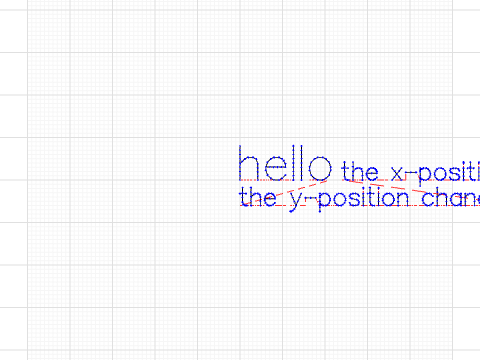 jump stitch and x vs y