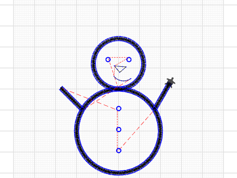 Riley and daddys snowman