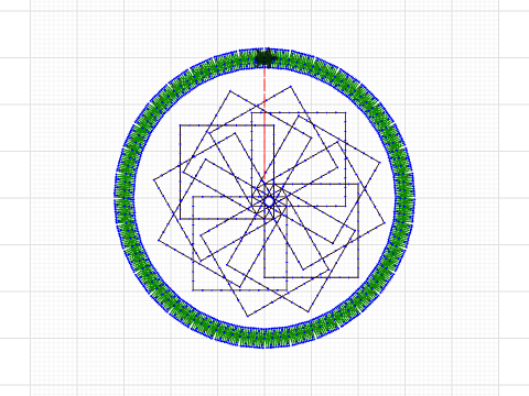  Kristbaum Kugel mit Stern