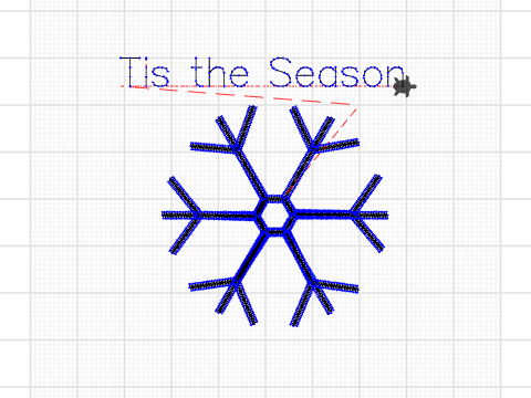 Lilas Embroidery snowflake