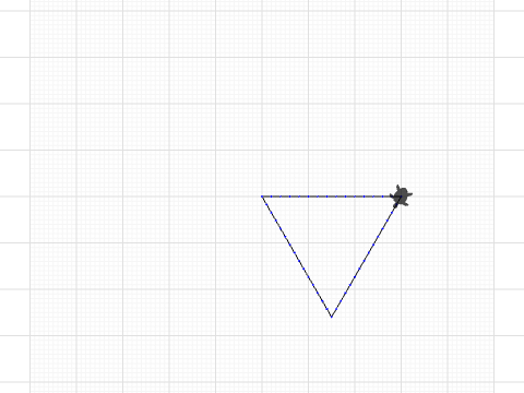 leo turtle stitch triangle
