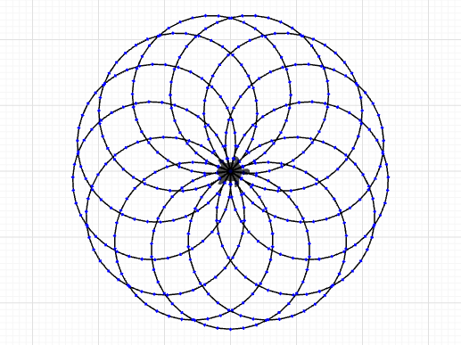Flower with Circles