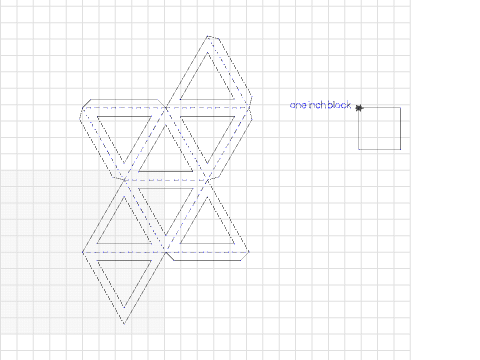 Platonic solid - Octahedron Net