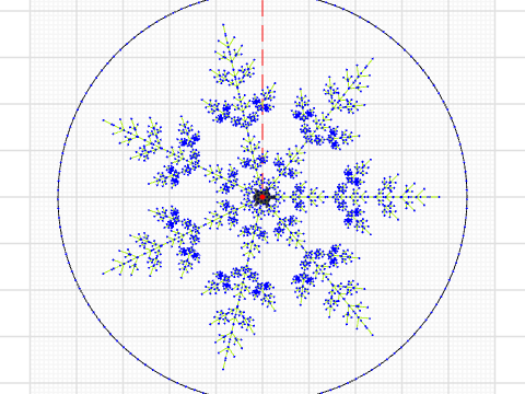 onderzetter sneeuwvlok