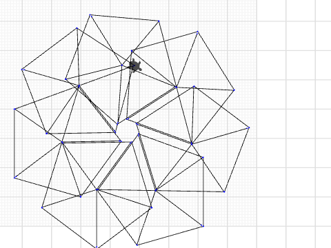 flor pentagonal