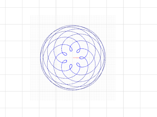 Mars trajectory in Geocentrism system