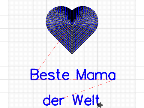 Muttertags Kissen Finale Ende