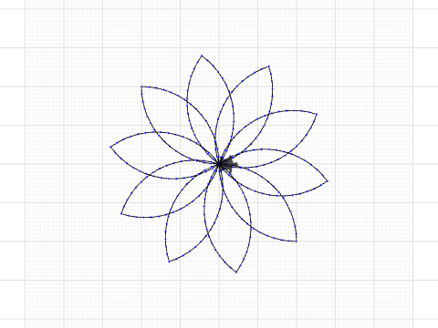 flower move 10  space