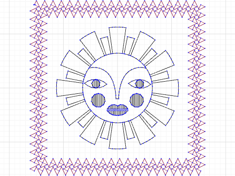Mrs Sunshine Mug Rug