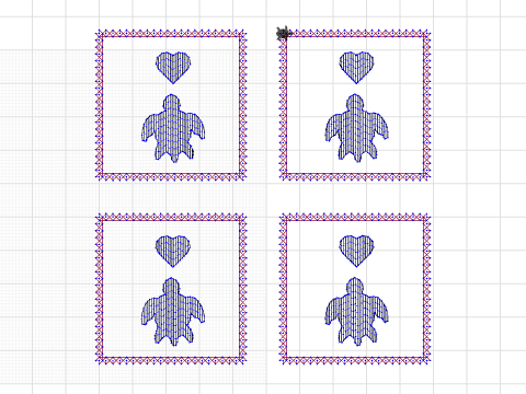 Love TurtleStitch Coaster