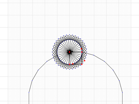 Rotating Square Flower
